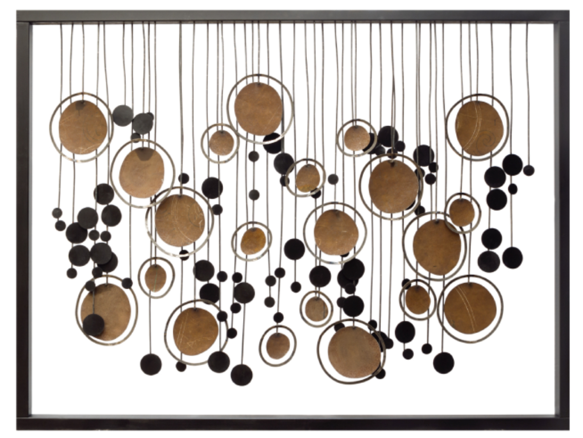 Panel sound-Técnica: Hierro Tamaño: 240 x 160 cm Year: 2020