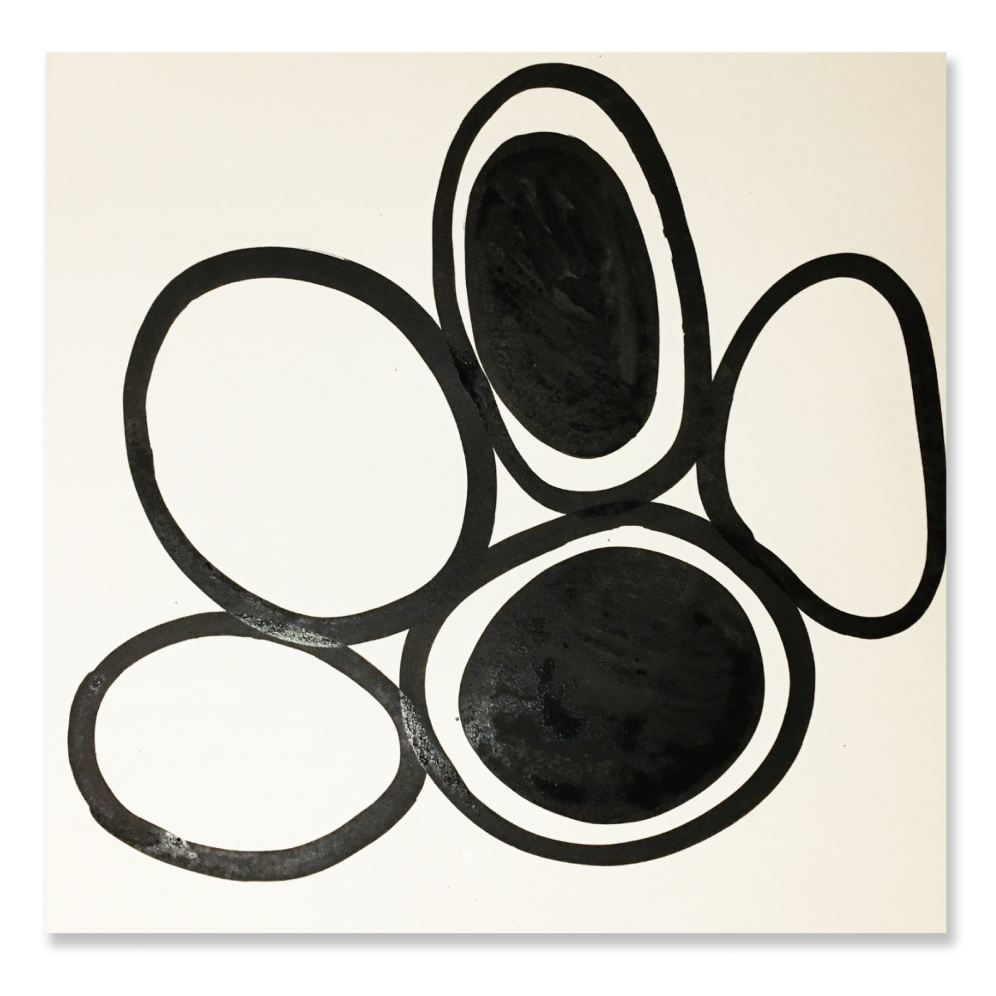 Reflejo sonoro-Técnica: ink and pastel on paper 
Size: 40 x 40 cm
Year: 2023